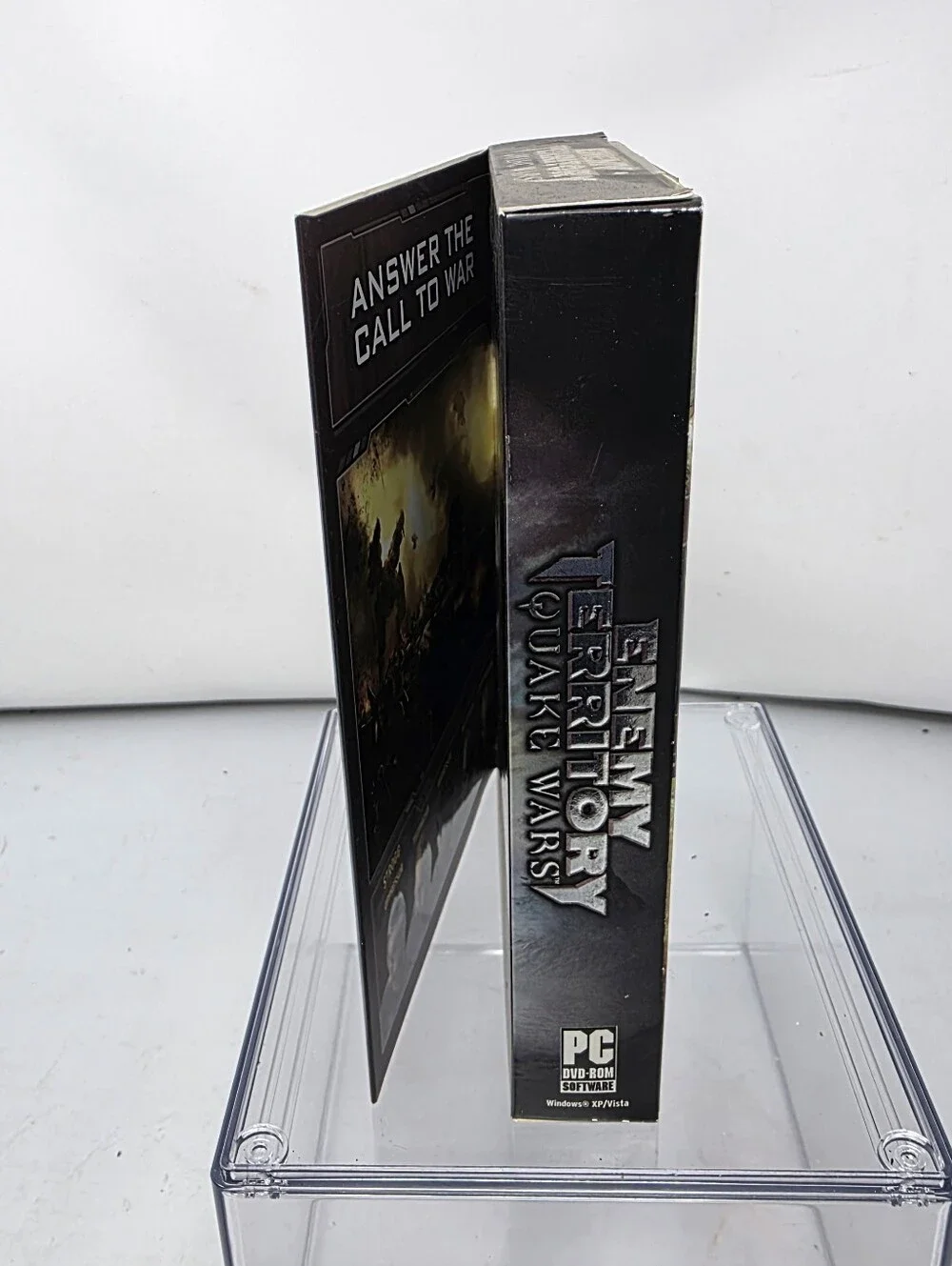 Enemy Territory Quake Wars PC Game Jewel CaseManual Cardboard Slipcover CIB